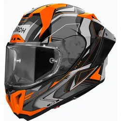 Airoh GP 800 Must, Integralhelm - Schwarz/Grau/Orange - XL