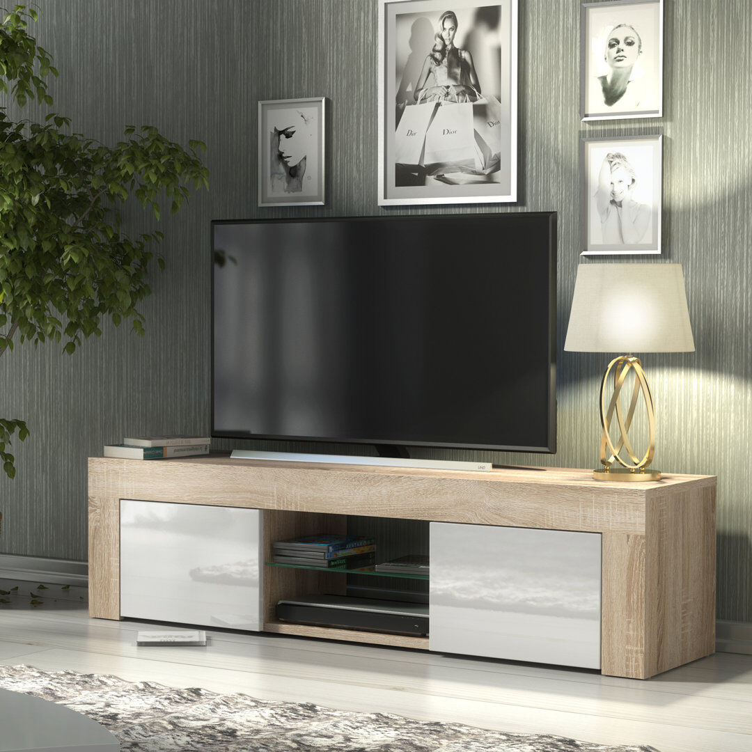 Metro Davarrio TV Stand for TVs up to 48" Oak/White 48"