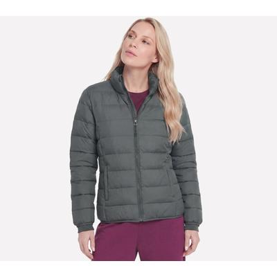 Steppjacke SKECHERS "Women's Jacket", Damen, Gr. L, grün (live moss), Obermaterial: 100% Nylon, Jacken Steppjacke, aus Nylon, auch in großen Größen