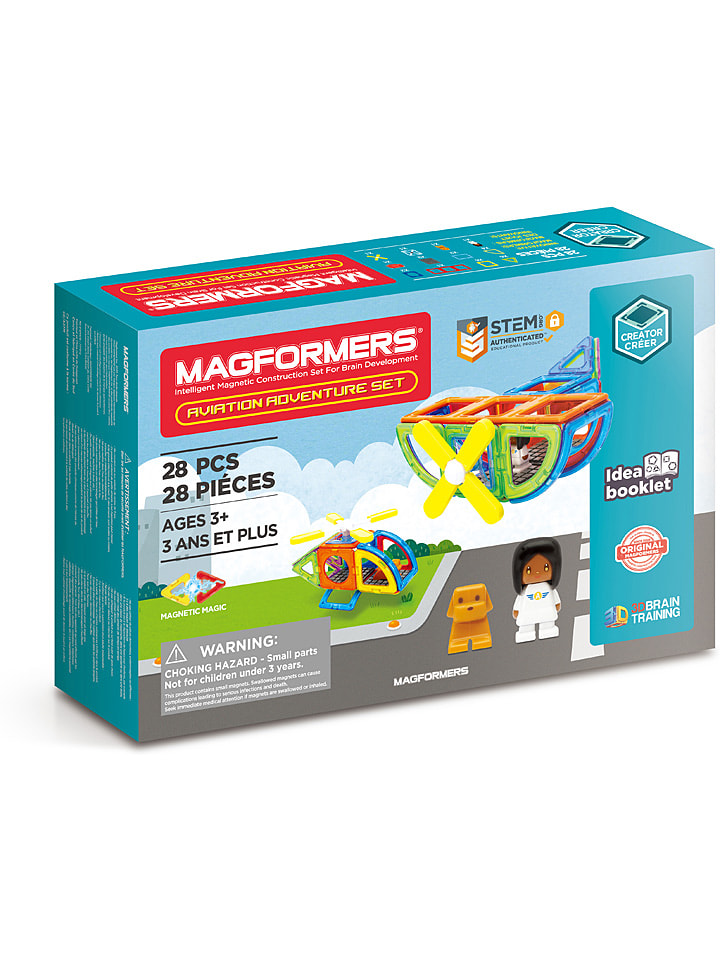 28tlg. Magnetspielset "Magformers Aviation Adventure" - ab 3 Jahren - onesize