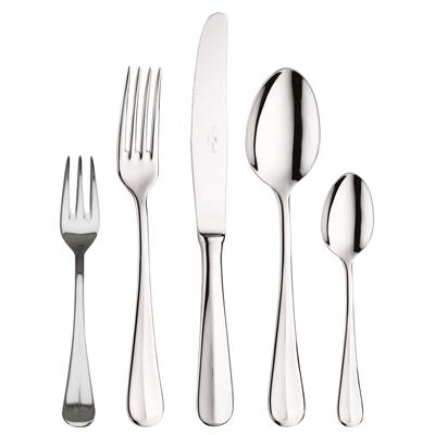Besteck-Set PINTINOX "Baguette", silber (silberfarben), 30, Chromnickelstahl 18/10, Essbesteck-Sets