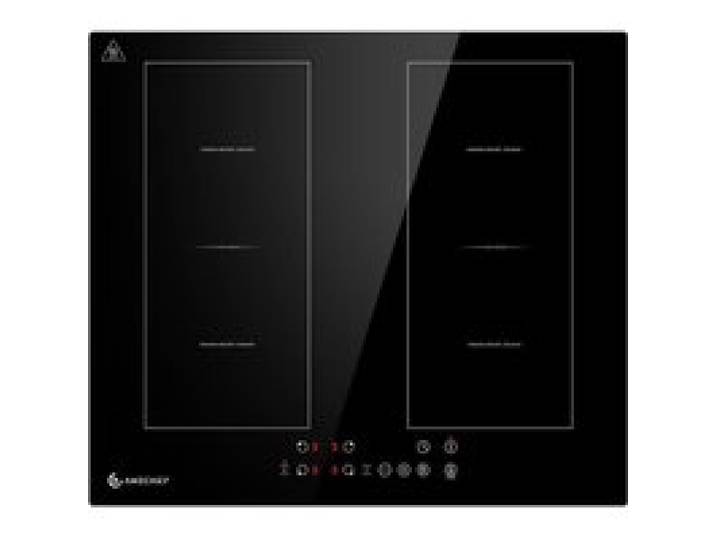 Plaque induction - CACTOSE - 60 cm - 7200W - 4 zones - Fonction BOOST - Sécurité enfant