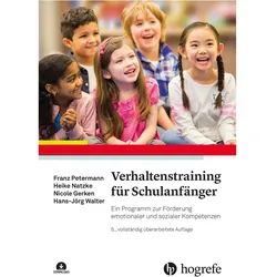 Verhaltenstraining für Schulanfänger, Fachbücher von Franz Petermann, Hans-Jörg Walter, Nicole Gerken, Heike Natzke
