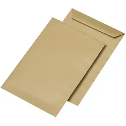 Mailmedia, Versandtasche + Luftpolstertasche, Versandtasche C5 gum. 90g braun (1 Stk.)