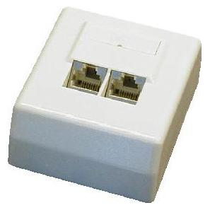 Datacom Doppelsteckdose Cat5e (Keystone Modul) (502710072)