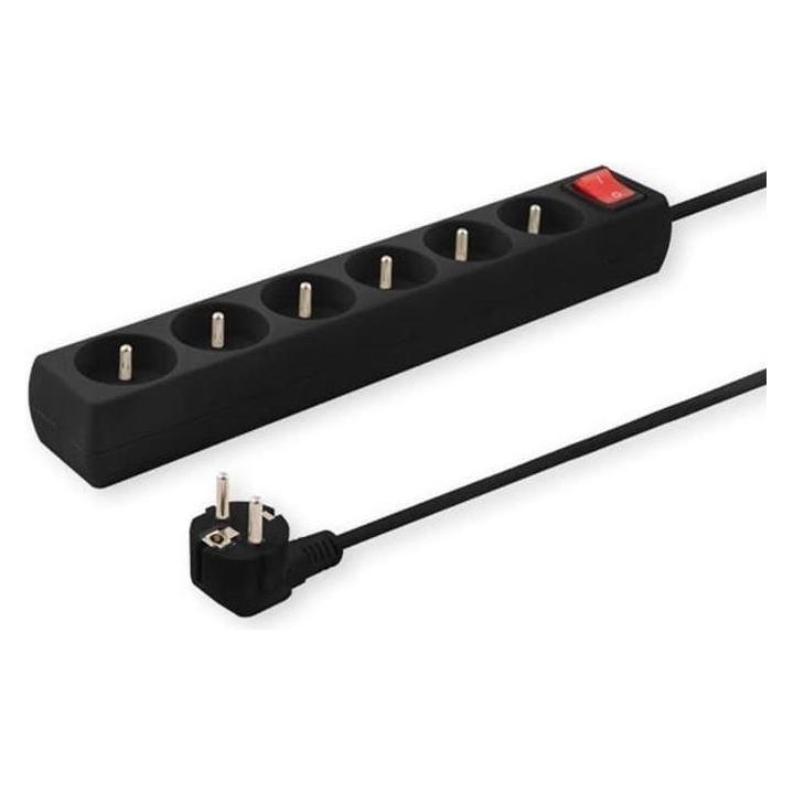 Savio Steckdosenleiste 6 Steckdosen 5m, LZ-04 (6x, CEE 7/3, CEE 7/4, Typ 13, 5 m) (SAVIO LZ-04)