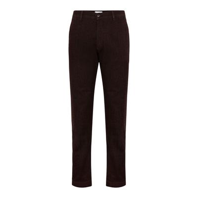 Chinohose PIERRE CARDIN "Colmar", Herren, Gr. W33/L30, Länge 30, braun (mole), Obermaterial: 79% Baumwolle CO. 19% Polyester PES. 2% Elasthan EL., uni, tapered fit, Hosen Chinohose, mit FutureFlex-Technologie