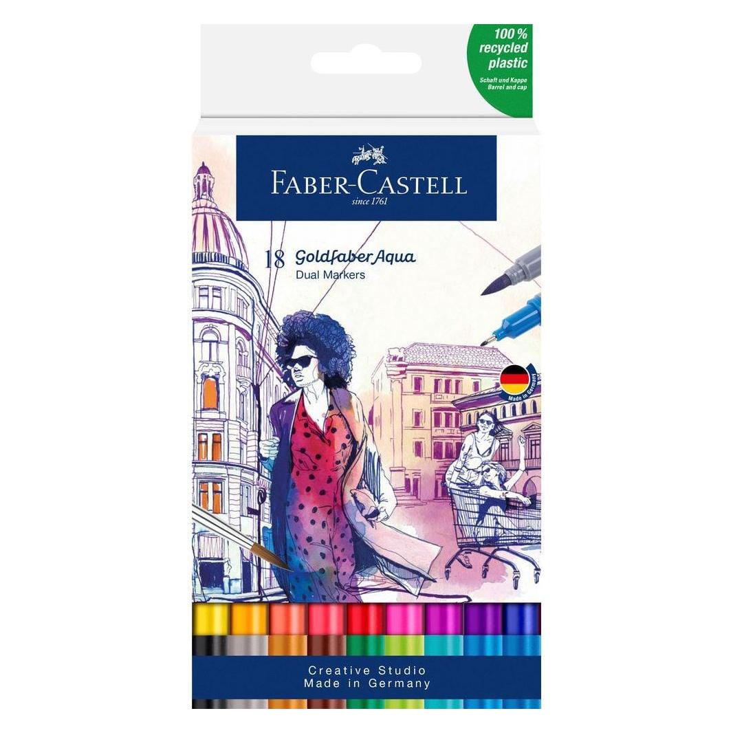 Faber-Castell Gofa Aqua Dual Marker (18x) (164618)