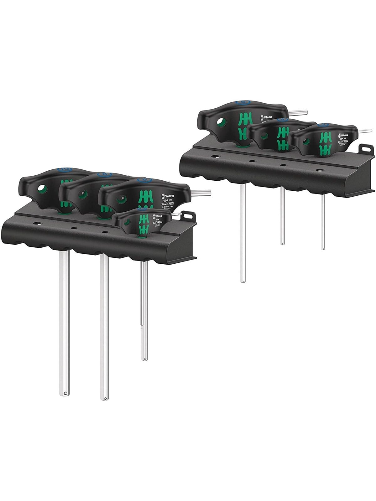 Wera 454/7 HF Set 1 screwdriver set T-handle screwdrivers Hex-Plus with holding function 7 pieces