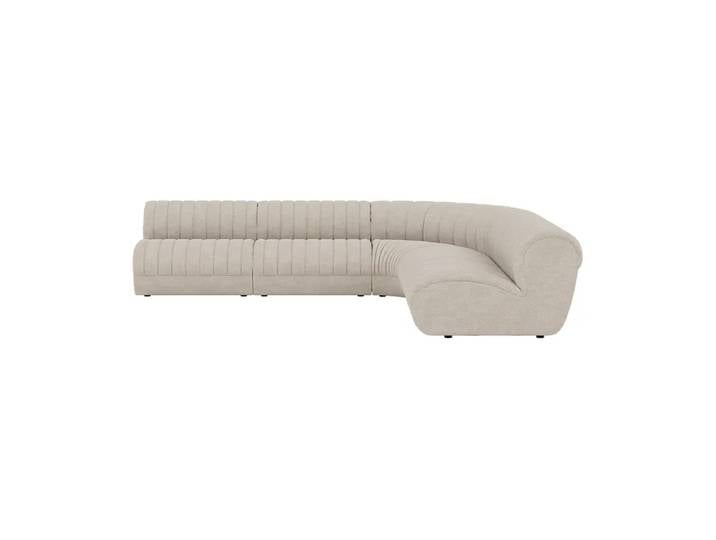 Muuto Coltre Modulsofa Konfiguration 1, Turf-Sand, Ecksofa