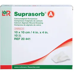 Suprasorb A Calciumalginat Kompr.10x10 cm 10 ST