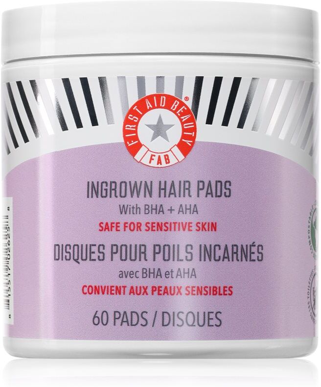 First Aid Beauty Ingrown Hair Pads patchs exfoliants pour poils incarnés 60 pcs