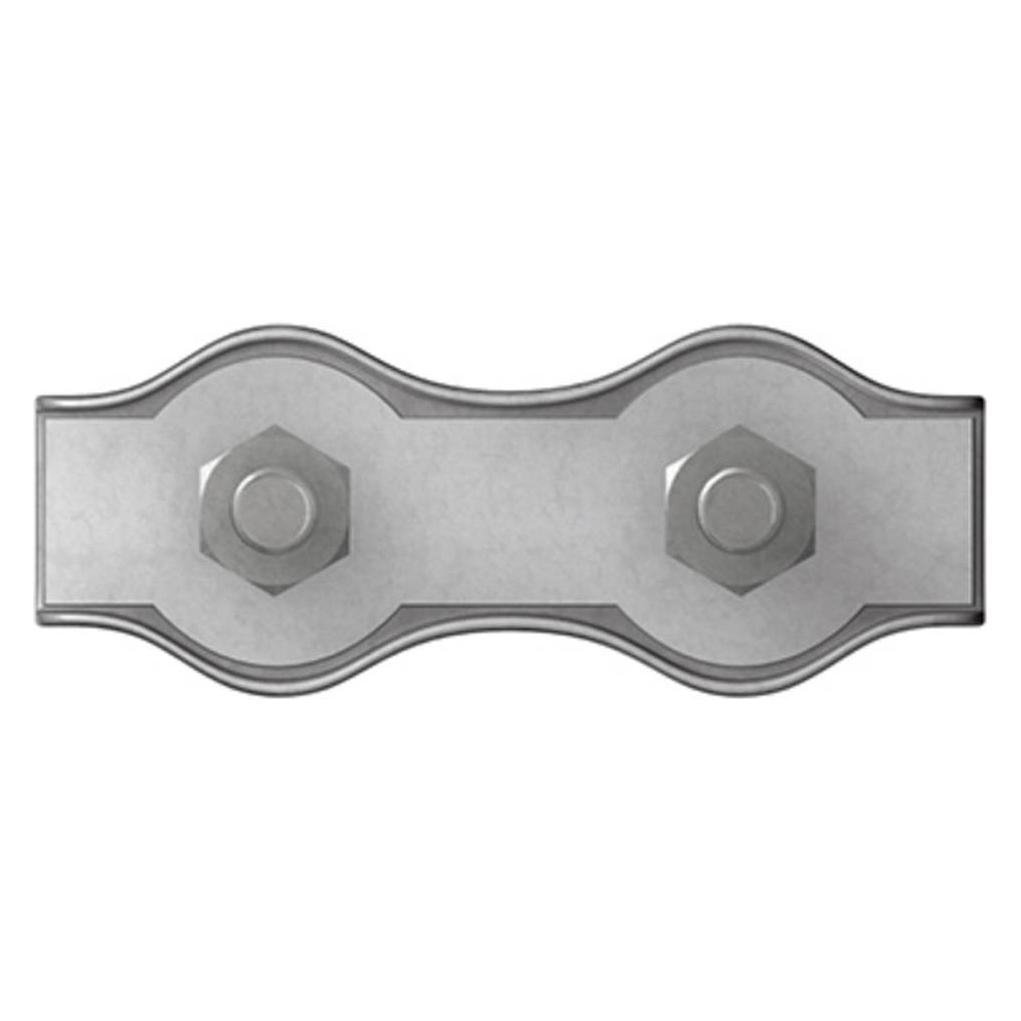 Dörner + Helmer DH Duplex-Seilklemme Ø 2 mm, Seilklemme 20 St (4814444)
