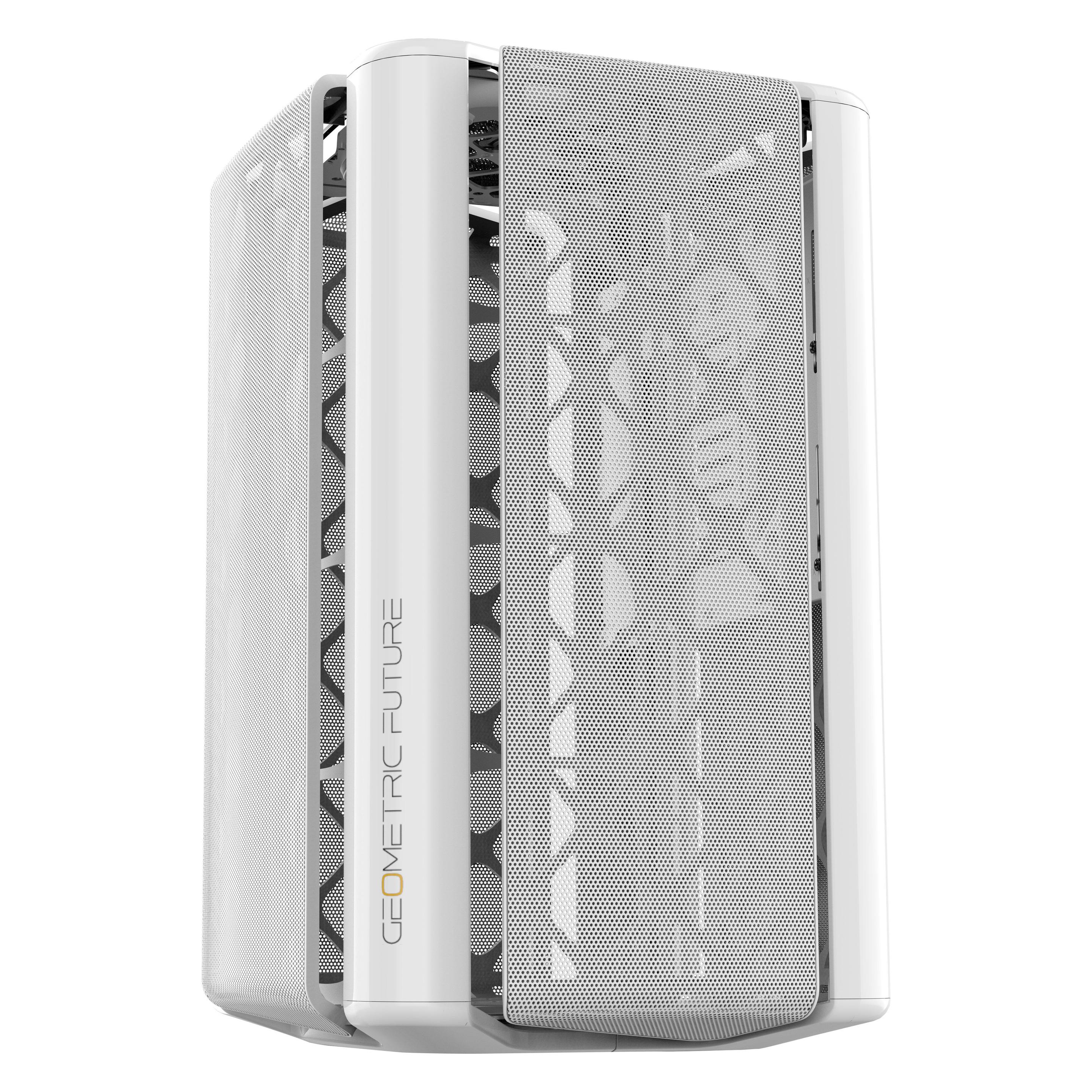 Geometric Future M2 THE ARK Gehäuse, Mesh - weiss (mATX, Mini-ITX) (GEO-M2-MW)