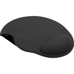 SpeedLink Vellu Mauspad mit Handballenauflage Ergonomisch, Handballenauflage Schwarz SL-620802-BK