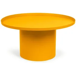 Kave Home Couchtisch Fleksa Metall Gelb