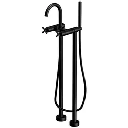 Steinberg Serie 250 Wannen-Zweigriff-Armatur 2501162S Ausladung 153mm, freistehende Montage, Matt Black