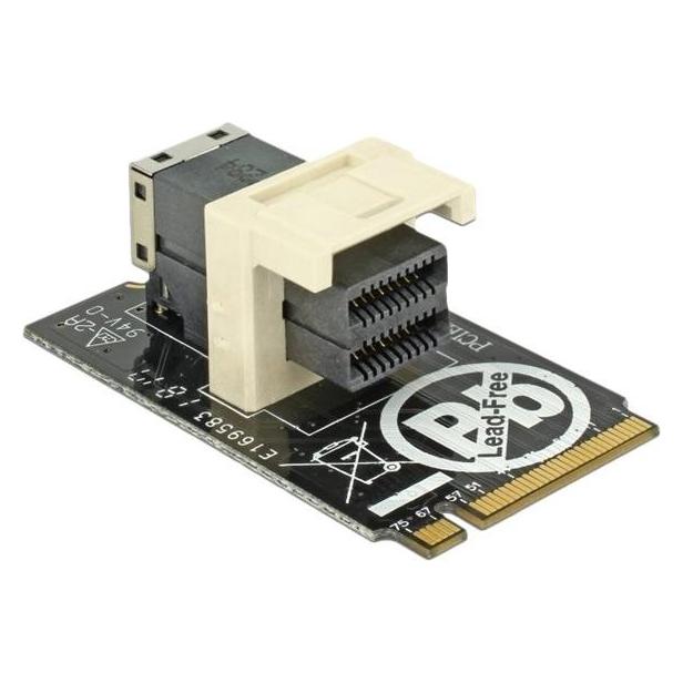 Delock SFF-8643 NVMe horizontal 2242 (63918)
