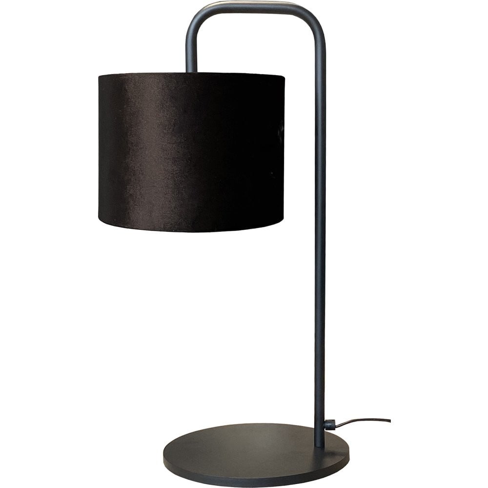 Masterlight Venus Tafellamp - Zwart - Modern Metaal en Stof