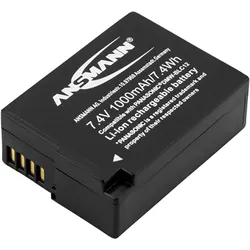 Ansmann A-Pan DMW-BLC12 1000mAh 7,4V (Kamera Akku), Kamera Stromversorgung, Schwarz