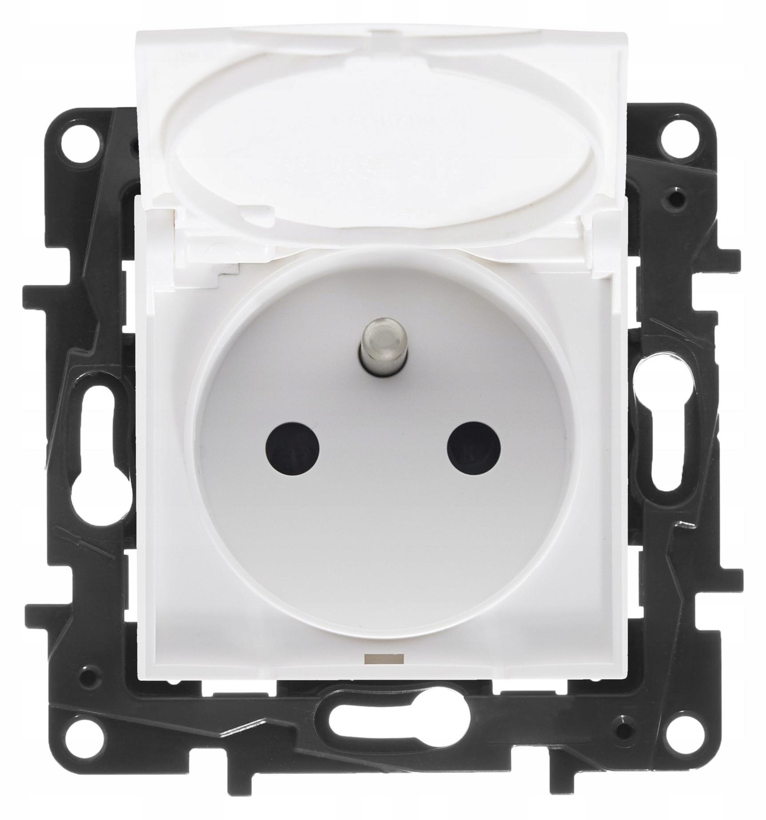 Legrand Niloe Step enkele stopcontact IP44 wit