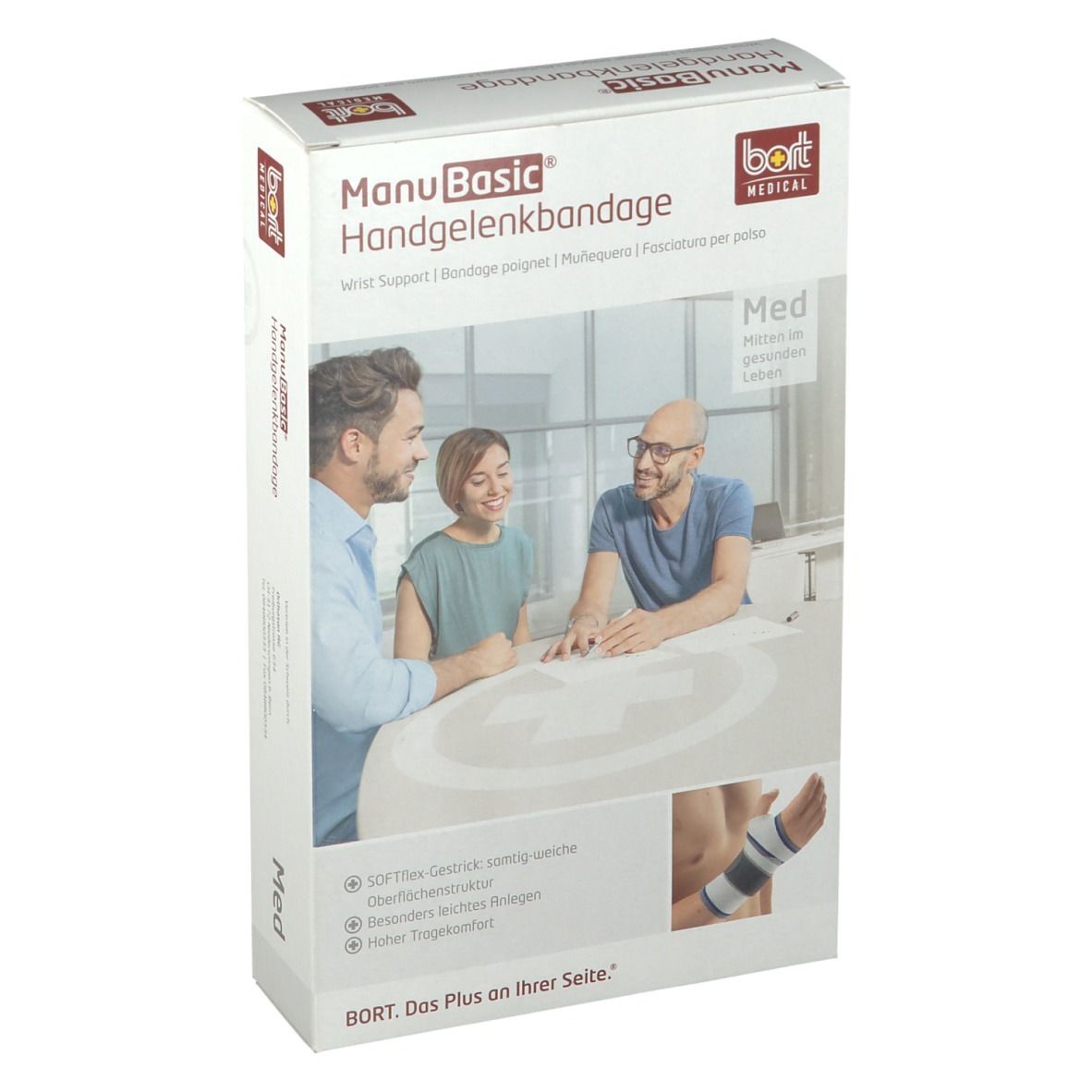 Bort ManuBasic Bandage links L haut 1 St Bandage(s)