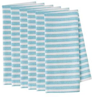 RSVP International Dobby Woven Kitchen Towel, 6 Piece Set