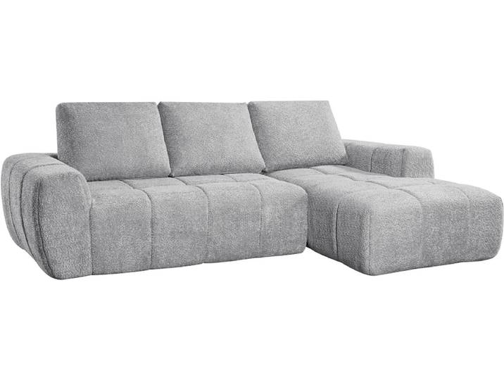 Vakuum-Ecksofa NEXO Stoff grau