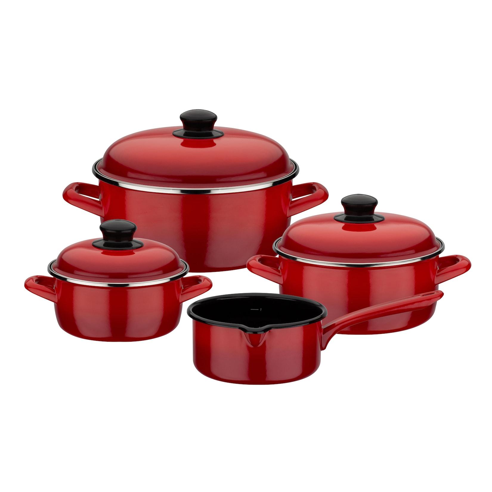 GSW Kochtopf-Set Red Shadow 7-tlg.
