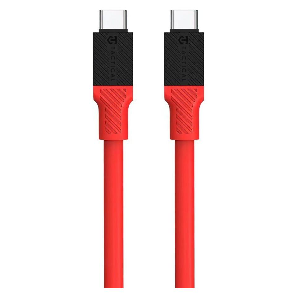 Tactical Fat Man Cable USB-C/USB-C 1m Red (1 m, USB 2.0, 60 W) (8596311227912)