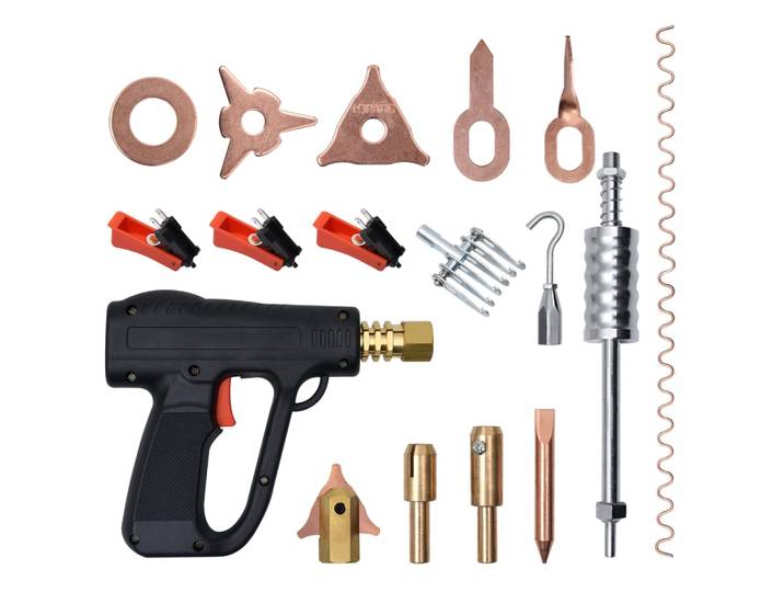 Vidaxl – Kit De Soudeur D'Extracteur De Bosses 67 Pcs – Outils En Acier Au Carbone – Réparation Carrosserie Efficace – Pour Ateliers Professionnels