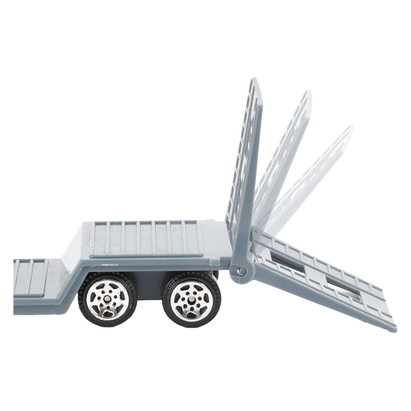 Toi-Toys Metall-LKW mit Sattelauflieger und Hubschrauber (20547Z)