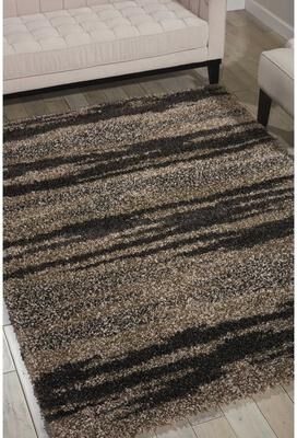 Nourison Amore Abstract Shag Modern Area Rug