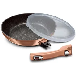 BerlingerHaus 3 Pans set, Pfannenset + Topfset, Rot