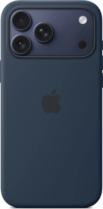 Handyhülle Apple Silikonhülle mit MagSafe auf iPhone 17 Pro Max Blau