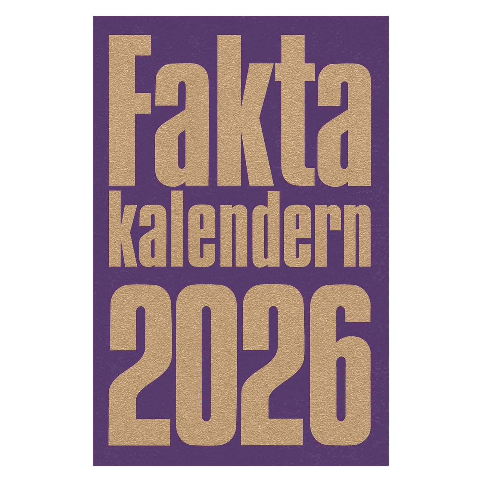 Bokförlaget Semic Faktakalendern 2026 (9789155274009)
