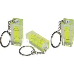 KM TOOL-003-3 - Wasserwaage mit Schlüsselanhänger - 3er-Set