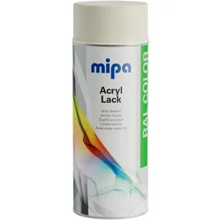 MIPA Acryllack RAL Color Farbspray 400ml RAL9001 - cremeweiss