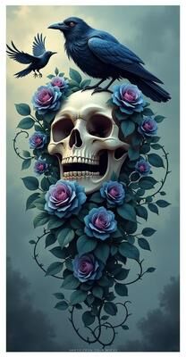 Uplift Picks Haunted Cemetery Halloween Door Cover Banner 08 90x185 Cm
