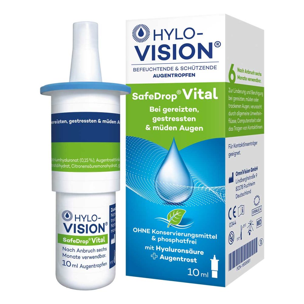 OmniVision GmbH Hylo-Vision Safedrop Vital Augentropfen 16009581