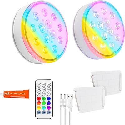 wiederaufladbare, tauchfähige Poolbeleuchtung, helle, schwimmende LED-Leuchten, wunderschöne RGB-Unterwasserbeleuchtung für Schwimmbad, Whirlpool, Spa