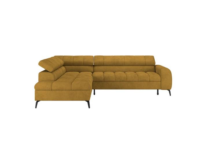 Livetastic Ecksofa, Terracotta, Kunststoff, 5-Sitzer, L-Form, 261x203 cm, Stoffauswahl, Liegefunktion, Rücken echt, in den Filialen seitenverkehrt erhältlich, Armteil rechts, Wohnzimmer, Sofas & Couches, Wohnlandschaften, Ecksofas