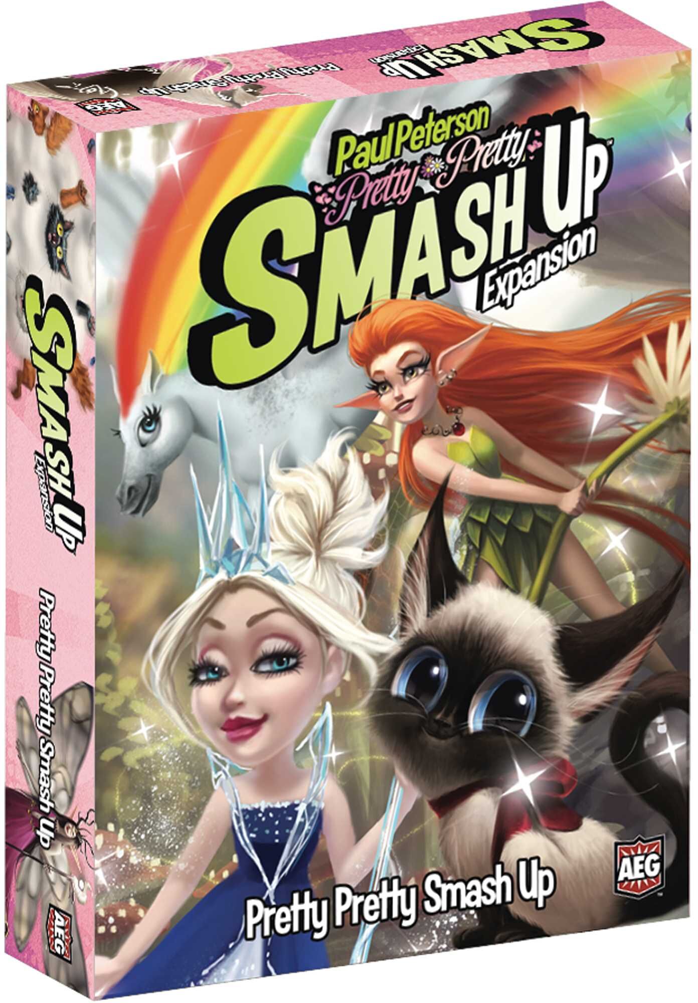 Smash Up: Pretty Pretty Card Game by Alderac Entertainment Group - Strategic Card Game with Kitty Cats & Factions