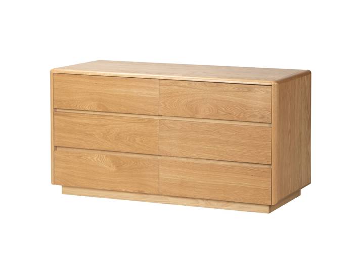 Furnierte Kommode NICUN 120 x 60 x 40cm Braun