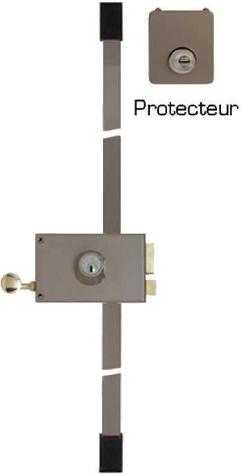 Serrure 3 points MULTILOCK RADIALIS horizontal tirage droite VACHETTE 27316000