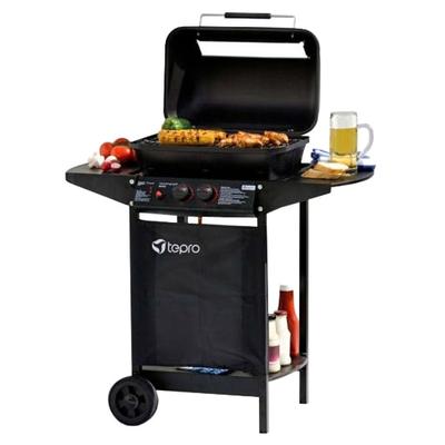 Gasgrill TEPRO "Irvine", schwarz, B:94cm H:102cm T:51cm, Grills, BxTxH: 94x51x102 cm