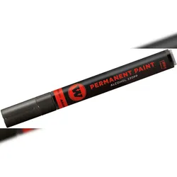 MOLOTOW Marker 220PP nachfüllbar 4mm schwarz Packung mit 3 Stück