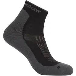 Icebreaker, Herren, Sportsocken, M Mer Hike+ Light Mini (S), Schwarz