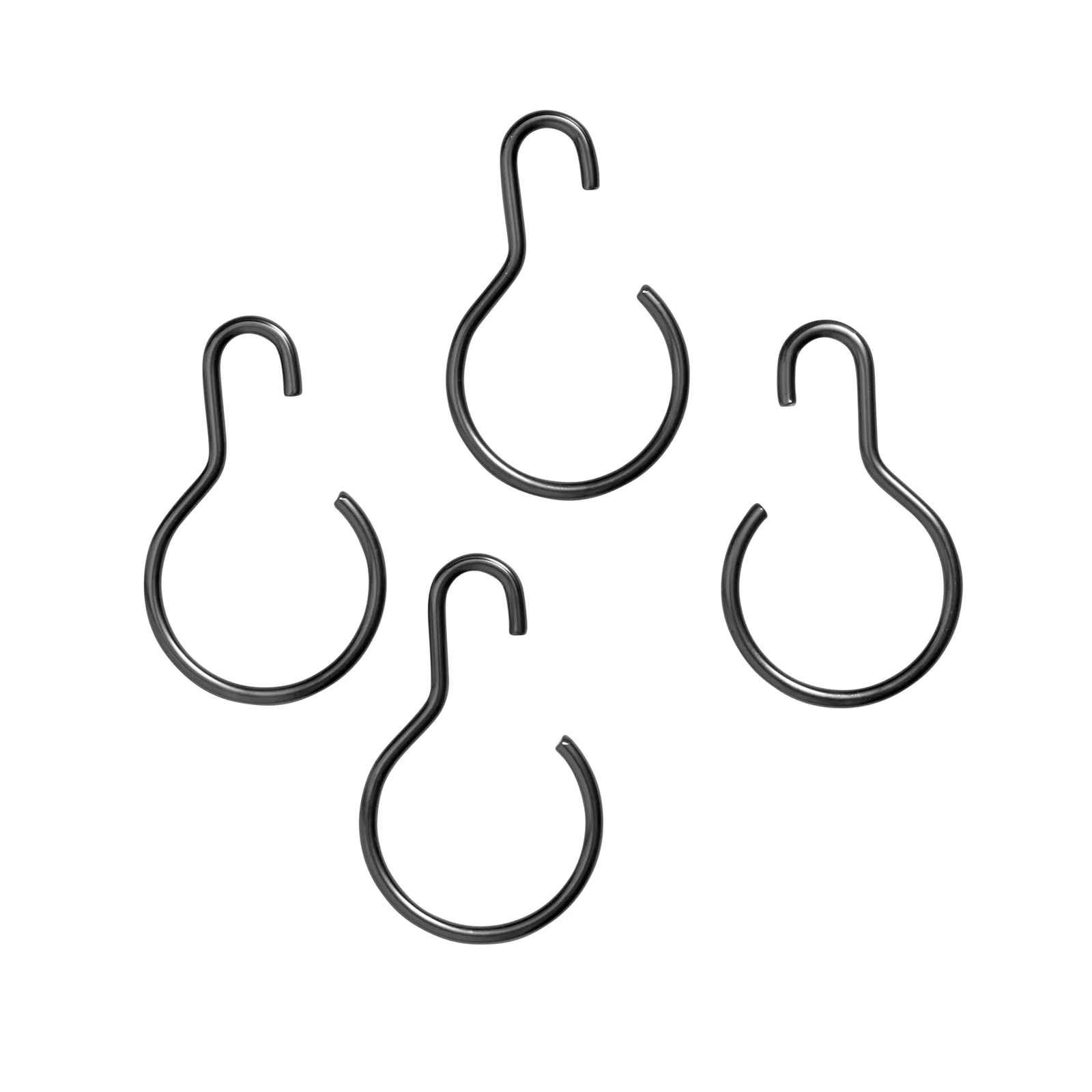 MUUBS Copenhagen S haken 4-pack Grijs