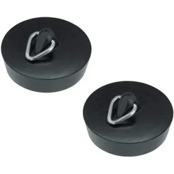 2er Set Abflussstöpsel 43,5mm Waschbeckenstopfen Ablaufstopfen Stöpsel